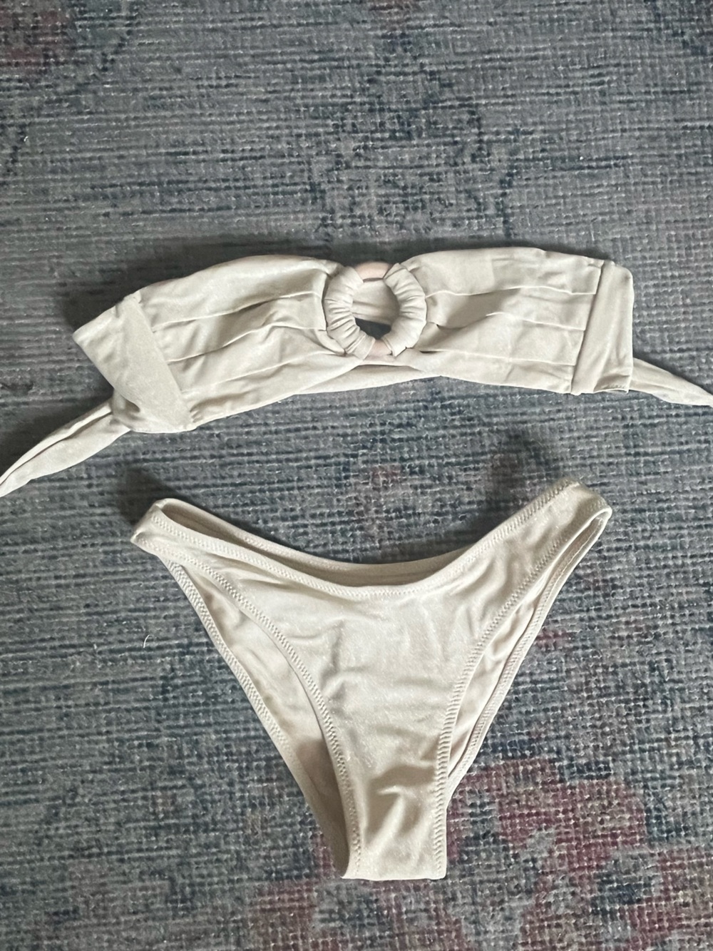 Honey Swim Shimmer Bikini Set Top and Bottom